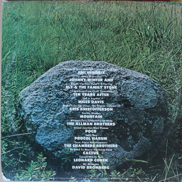 Various : The First Great Rock Festivals Of The Seventies - Isle Of Wight / Atlanta Pop Festival (3xLP, Album, Ter)