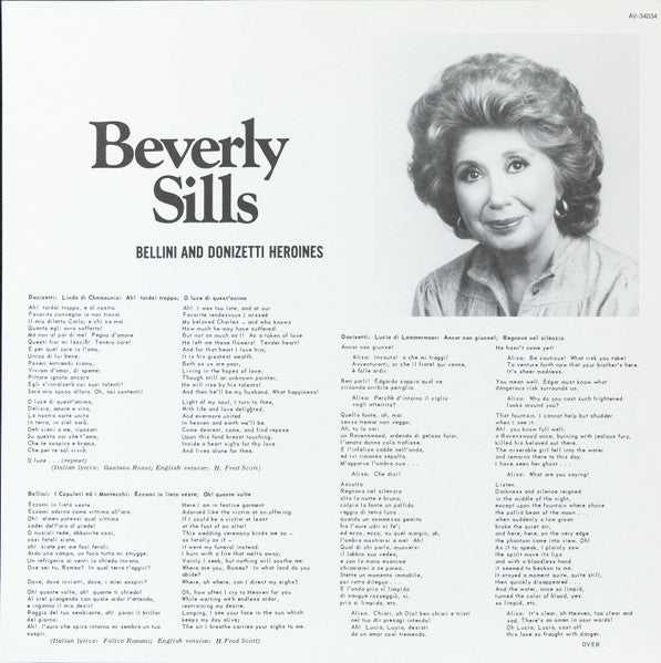 Beverly Sills, Orchestra Of The Vienna Volksoper*, Jussi Jalas : Bellini And Donizetti Heroines (LP, Album, RE, RM)