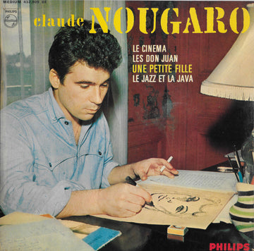 Claude Nougaro : Une Petite Fille (7", EP, Mono)