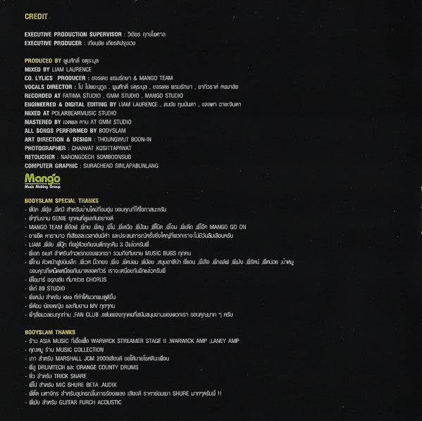 Bodyslam : Believe (CD, Album, Enh)