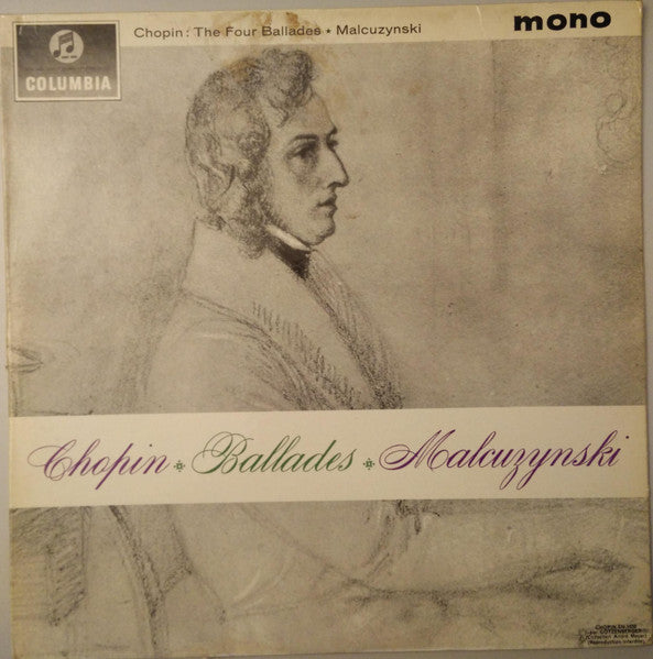 Malcuzynski*, Chopin* : Ballades (LP, Mono)