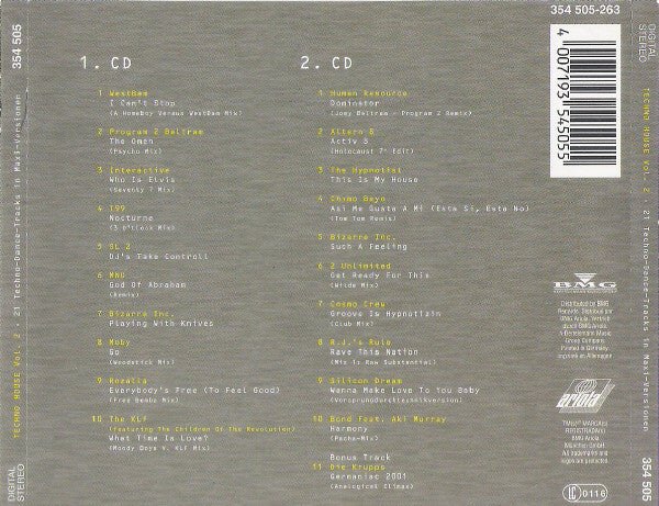 Various : Techno House Vol. 2 (2xCD, Comp)