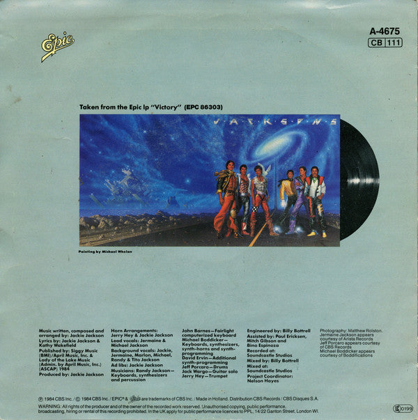 Jacksons* : Torture (7", Single)