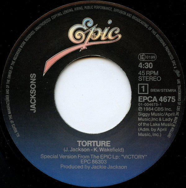 Jacksons* : Torture (7", Single)