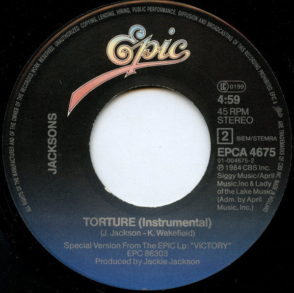 Jacksons* : Torture (7", Single)