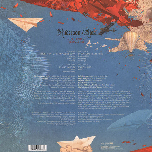 Jon Anderson / Roine Stolt : Invention Of Knowledge (2xLP, Album + CD, Album)