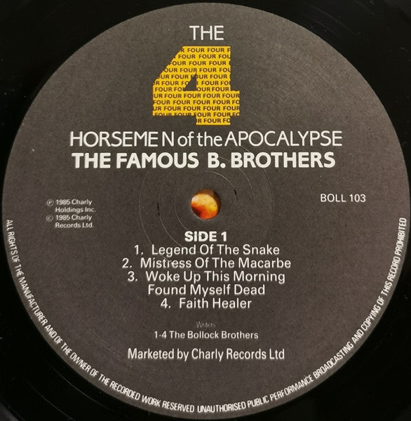 The Bollock Brothers : The 4 Horsemen Of The Apocalypse (LP, Album)