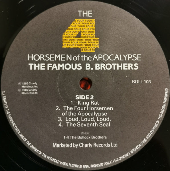 The Bollock Brothers : The 4 Horsemen Of The Apocalypse (LP, Album)