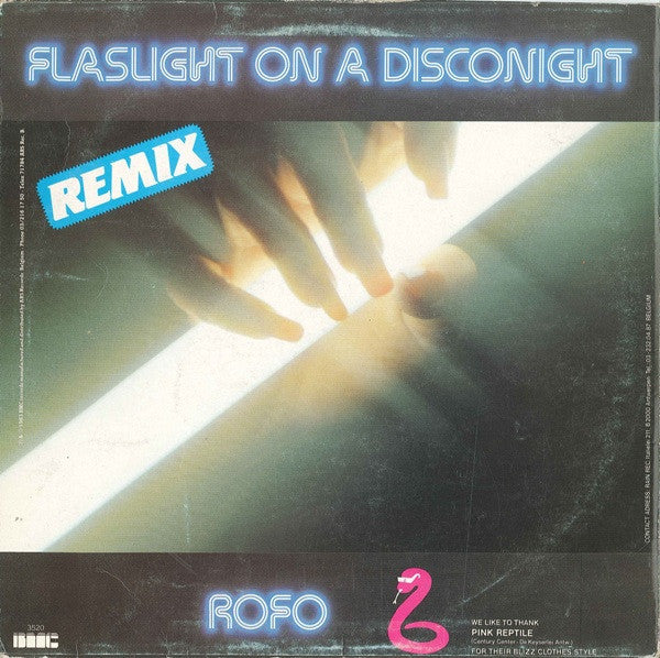 Rofo : Flashlight On A Disconight (Remix) (12")
