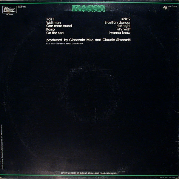 Kasso : Kasso (LP, Album)