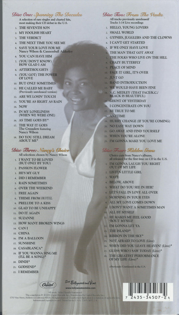 Nancy Wilson : The Essence Of Nancy Wilson: Four Decades Of Music (4xCD, Comp, RM + Box)
