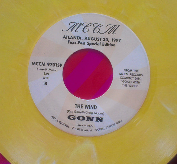Gonn : Fellow Slave / The Wind (7", EP, Ltd, Num, Yel)