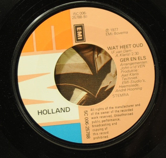 Ger En Els : Winter Holiday (7")