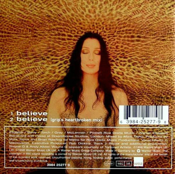 Cher : Believe (CD, Single)