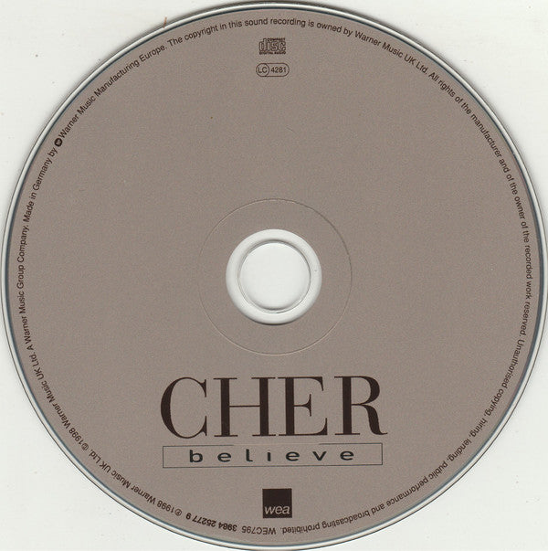 Cher : Believe (CD, Single)