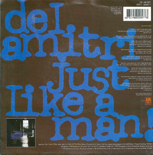 Del Amitri : Just Like A Man (7", Single)