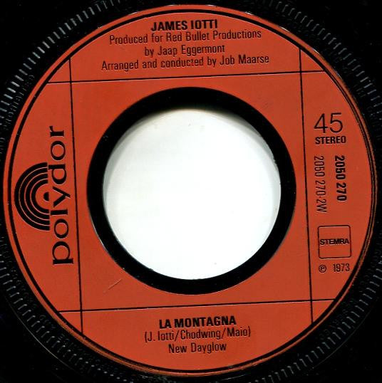 James Iotti : La Lontananza (7", Single)