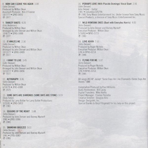 John Denver : The Rocky Mountain Collection (2xCD, Comp, RM)