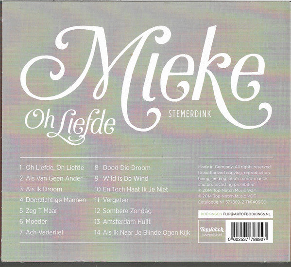 Mieke Stemerdink : Oh Liefde (CD, Album)