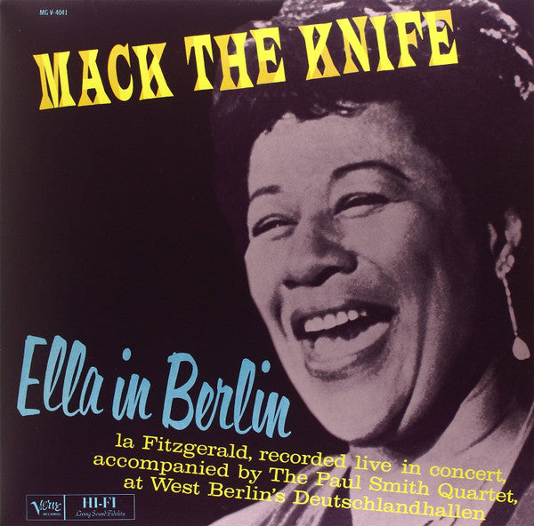 Ella Fitzgerald : Mack The Knife - Ella In Berlin (LP, Album, RE, 180)