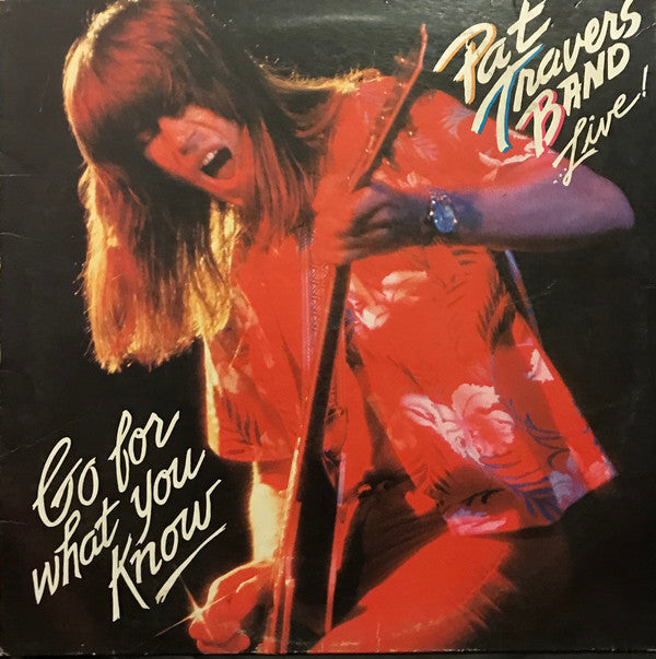 Pat Travers Band : Live! Go For What You Know (LP, Album, 18 )