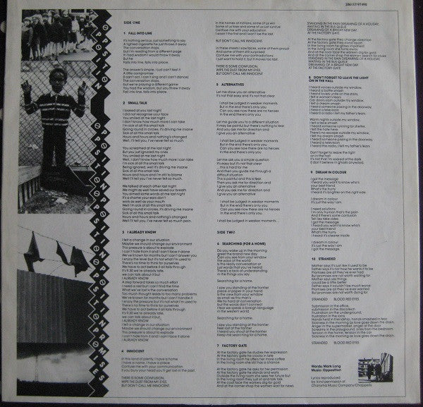 Opposition : Promises (LP, Album)