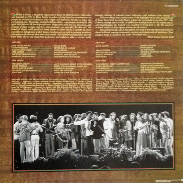 Various : Bread & Roses: Festival Of Acoustic Music (2xLP, Album, Gat)