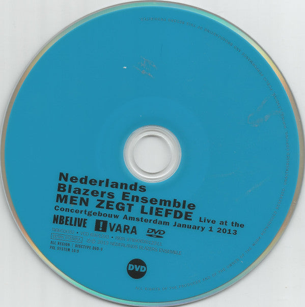 Nederlands Blazers Ensemble : Men Zegt Liefde (CD + DVD, NTSC)