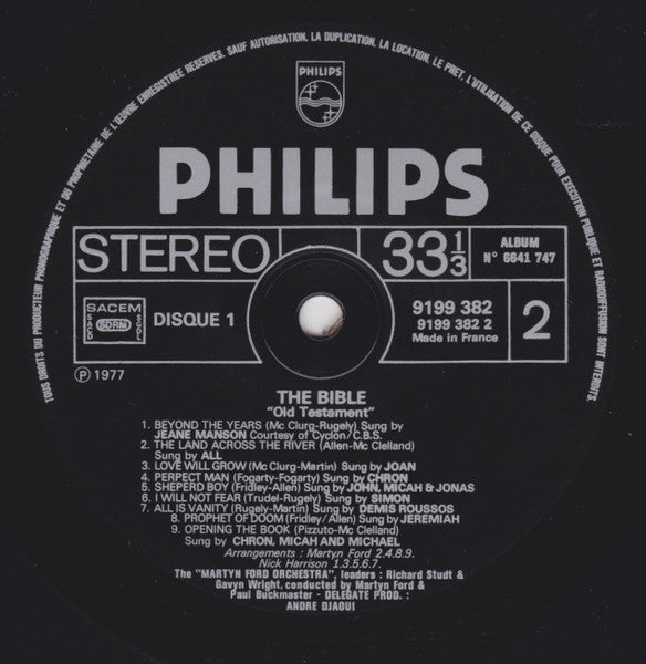 Family Of Love : The Bible (2xLP, Album, Eng)