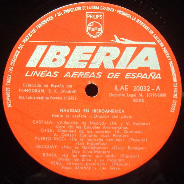 Various : Navidad En Iberoamerica (LP, Comp)