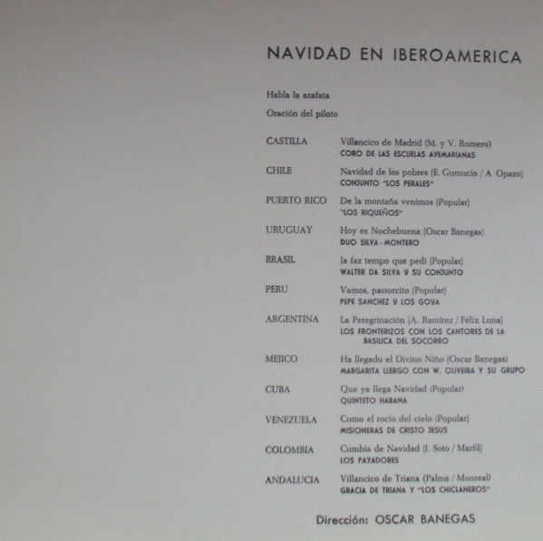 Various : Navidad En Iberoamerica (LP, Comp)