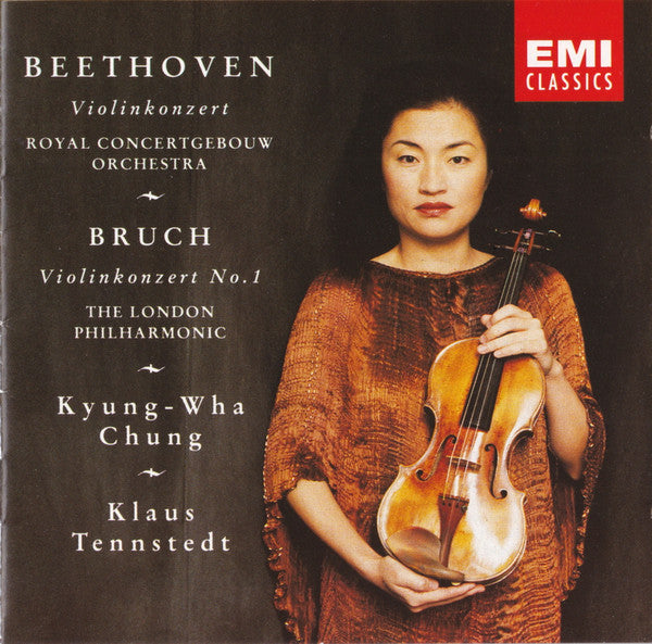 Ludwig van Beethoven / Max Bruch, Concertgebouworkest, London Philharmonic Orchestra, Kyung-Wha Chung, Klaus Tennstedt : Violinkonzert / Violinkonzert No. 1 (CD, Album)