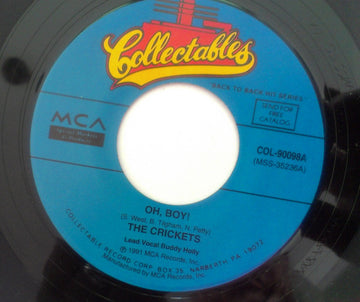 The Crickets (2) : Oh Boy / Not Fade Away (7", Single)