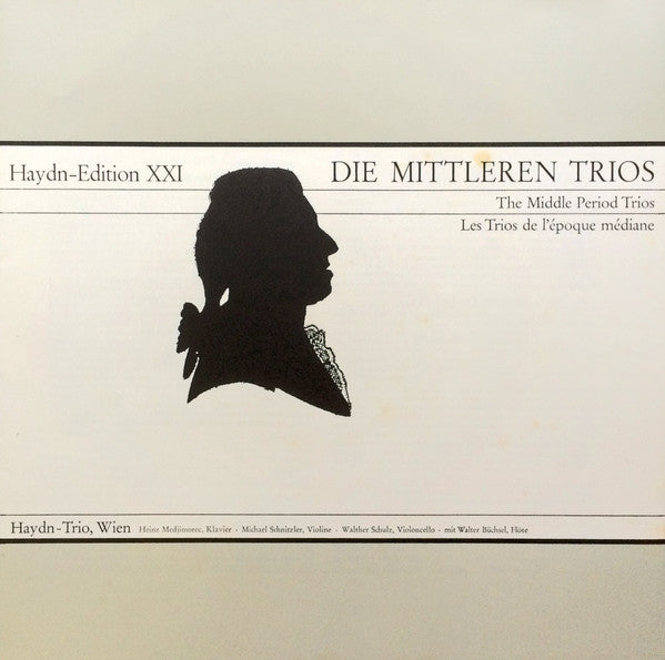 Joseph Haydn : Haydn Edition XXI  Die Mittleren Trios,  The Middle Period Trios, Les Trios De L'époque Médiane (4xLP, RP + Box)