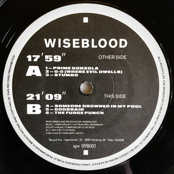 Wiseblood : Dirtdish (LP, Album)