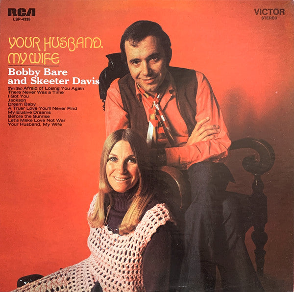 Bobby Bare And Skeeter Davis : Your Husband, My Wife (LP, Album)