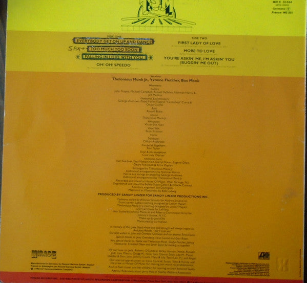 T.S. Monk : More Of The Good Life (LP, Album)