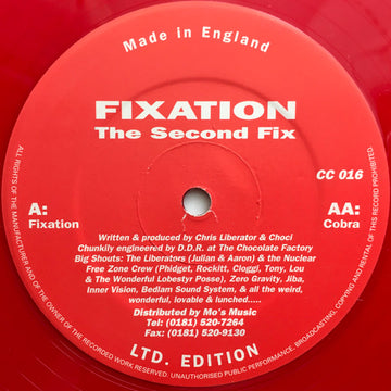 Fixation : The Second Fix (12", Ltd, Red)