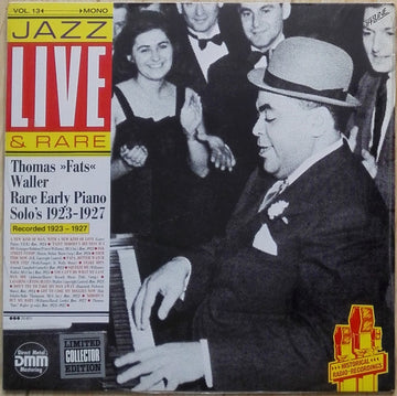 Fats Waller : Rare Early Piano Solo's 1923-1927 (LP, Comp, Mono)