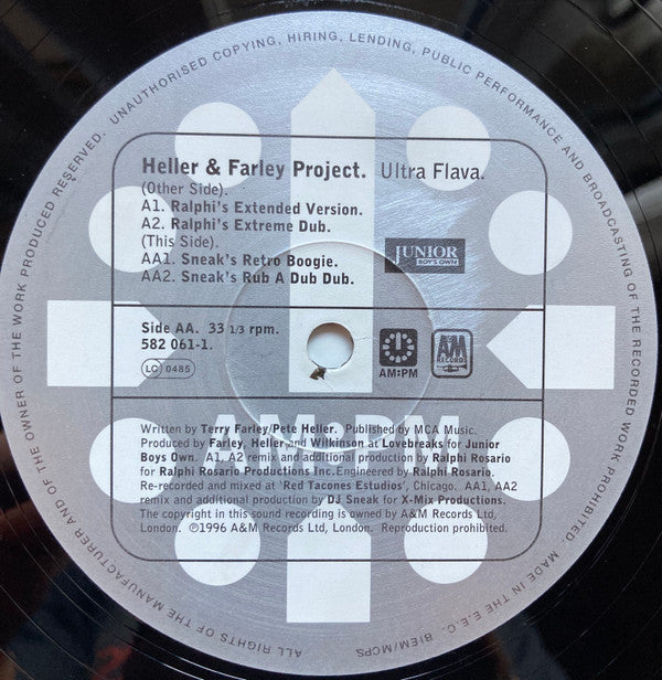 Heller & Farley Project : Ultra Flava (12", Single)
