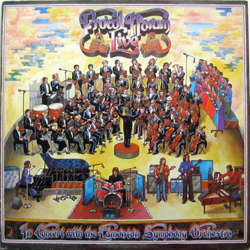 Procol Harum In Concert With The Edmonton Symphony Orchestra : Live (LP, Album, RE)