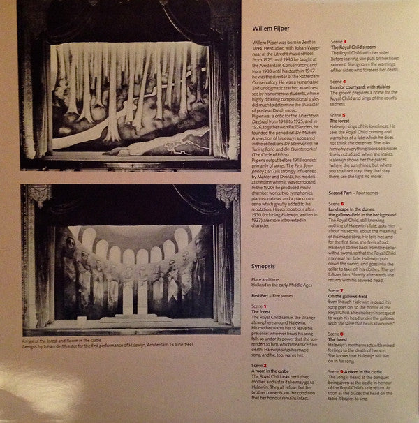 Willem Pijper : Symphonic Drama “Halewijn” (2xLP)