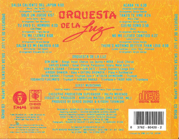 Orquesta De La Luz : Salsa Caliente Del Japon (Hot Salsa From Japan / 日本からの熱いサルサ) (CD, Album)