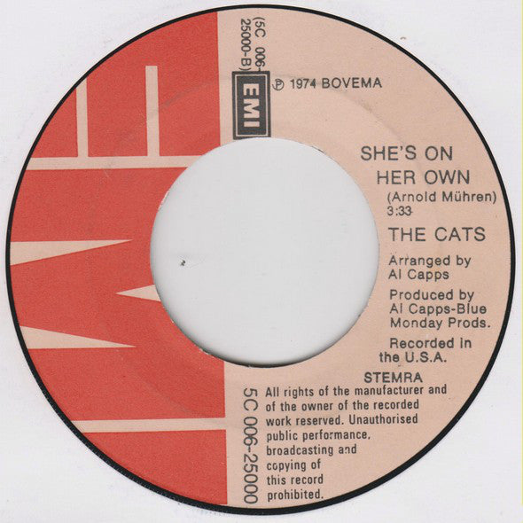 The Cats : Be My Day (7", Single)