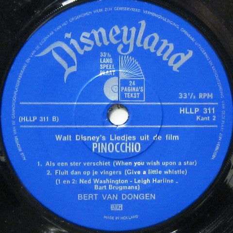 Various : Het Verhaal Van Pinocchio (7")