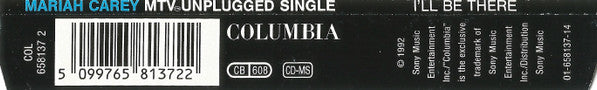 Mariah Carey : I'll Be There (MTV Unplugged) (CD, Maxi)