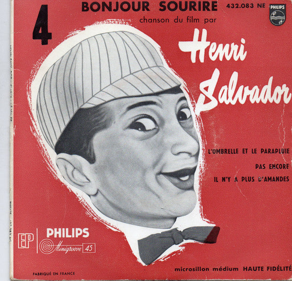 Henri Salvador : 4 - Bonjour Sourire (7", EP)