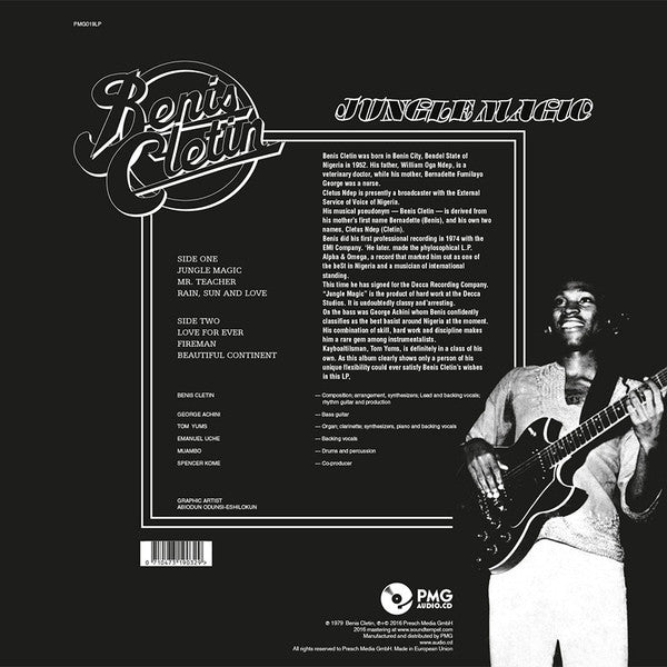 Benis Cletin : Jungle Magic (LP, Album, RE)