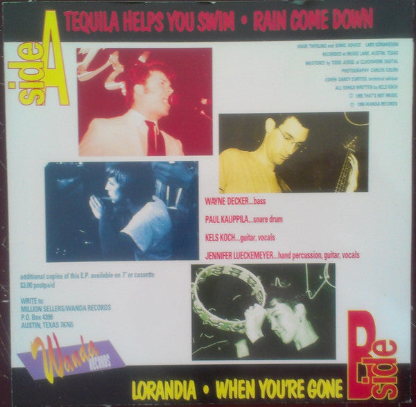 Million Sellers : Tequila Helps You Swim (7", EP, Ora)