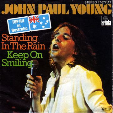 John Paul Young : Standing In The Rain / Keep On Smiling (7", Single)